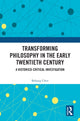 Book cover of: Transforming Philosophy in the Early Twentieth Century. By: Bohang Chen