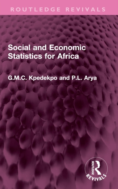 Book cover of: Social and Economic Statistics for Africa