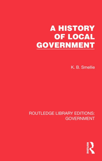 Book cover of: History of Local Government