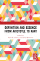 Book cover of: Definition and Essence from Aristotle to Kant. By: Peter R. Anstey