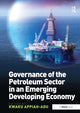 Book cover of: Governance of the Petroleum Sector in an Emerging Developing Economy. By: Kwaku Appiah-Adu