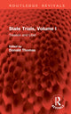 Book cover of: State Trials, Volume I. By: Donald Thomas