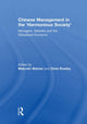 Book cover of: Chinese Management in the 'Harmonious Society'. By: Malcolm Warner