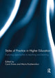 Book cover of: Styles of Practice in Higher Education