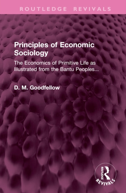 Book cover of: Principles of Economic Sociology
