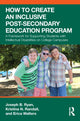 Book cover of: How to Create an Inclusive Post-Secondary Education Program. By: Joseph B. Ryan