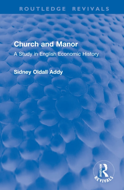 Book cover of: Church and Manor
