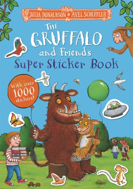 Gruffalo and Friends Super Sticker Book 9781035001514 Julia Donaldson