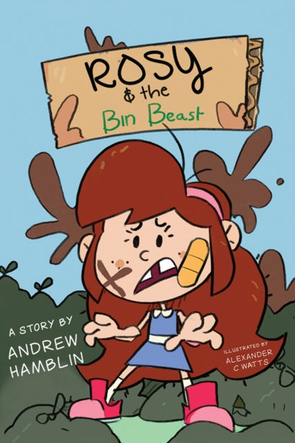 Book cover of: Rosy and the Bin Beast. By: Andrew Hamblin
