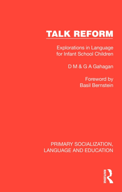 Book cover of: Talk Reform. By: D. M. Gahagan