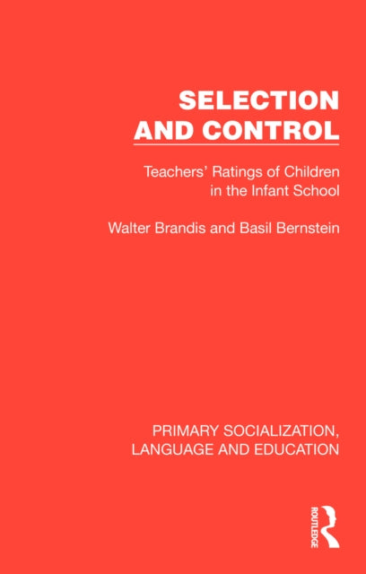 Book cover of: Selection and Control. By: Walter Brandis