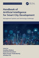 Book cover of: Handbook of Artificial Intelligence for Smart City Development