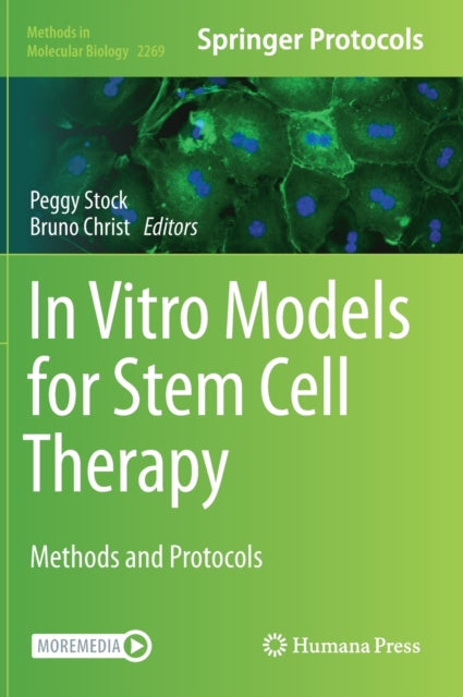 Book cover of: In Vitro Models for Stem Cell Therapy. By: Peggy Stock