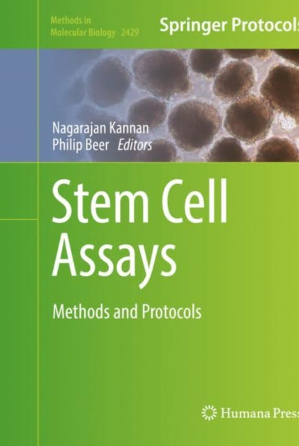Book cover of: Stem Cell Assays. By: Nagarajan Kannan