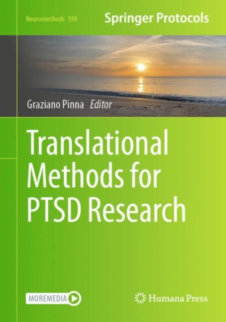 Book cover of: Translational Methods for PTSD Research. By: Graziano Pinna