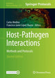 Book cover of: Host-Pathogen Interactions. By: Carlos Medina