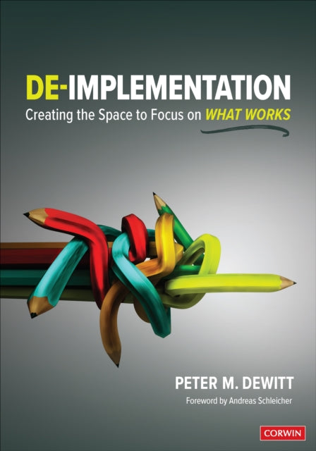 Book cover of: De-implementation. By: Peter M. DeWitt