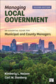 Book cover of: Managing Local Government