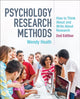 Book cover of: Psychology Research Methods