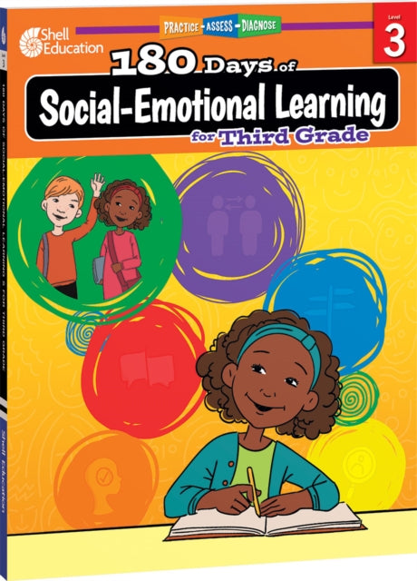 Book cover of: 180 Days™: Social-Emotional Learning for Third Grade. By: Kristin Kemp
