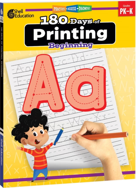 Book cover of: 180 Days™: Printing: Beginning. By: , Teacher Created Materials, Teacher Created Materials
