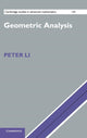 Book cover of: Geometric Analysis. By: Peter Li