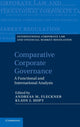 Book cover of: Comparative Corporate Governance. By: Andreas M. Fleckner