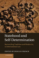 Book cover of: Statehood and Self-Determination. By: Duncan French