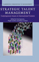 Book cover of: Strategic Talent Management. By: Paul Sparrow