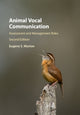 Book cover of: Animal Vocal Communication. By: Eugene S. Morton