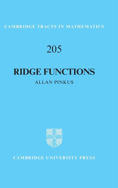 Book cover of: Ridge Functions. By: Allan Pinkus