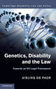 Genetics, Disability and the Law