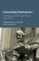 Book cover of: Canonising Shakespeare. By: Emma Depledge