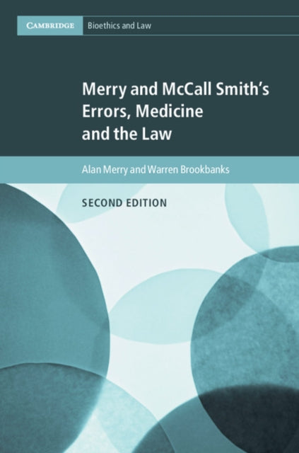 Book cover of: Merry and McCall Smith's Errors, Medicine and the Law. By: Alan Merry