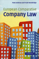 Book cover of: European Comparative Company Law. By: Mads Andenas
