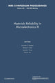 Book cover of: Materials Reliability in Microelectronics III: Volume 309. By: Kenneth P. Rodbell