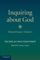 Book cover of: Inquiring about God: Volume 1, Selected Essays