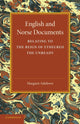 Book cover of: English and Norse Documents. By: Margaret Ashdown