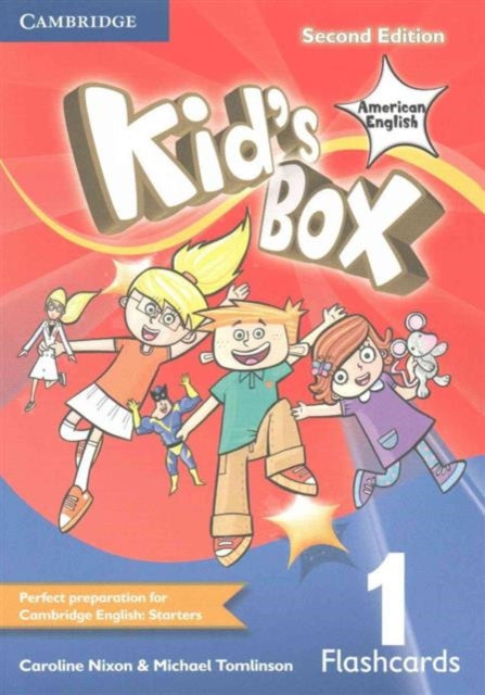 Book cover of: Kid's Box American English Level 1 Flashcards (pack of 96). By: NixonCaroline