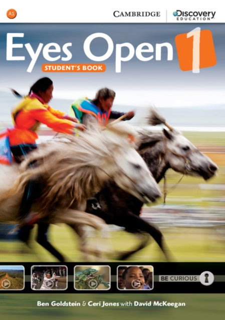 Book cover of: Eyes Open Level 1 Student's Book. By: Ben Goldstein