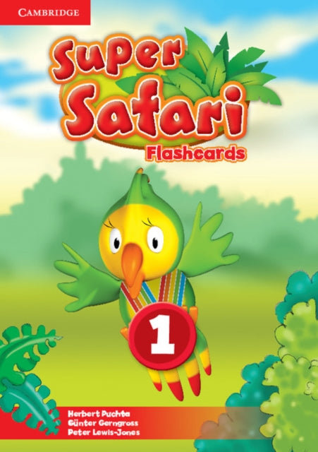 Book cover of: Super Safari Level 1 Flashcards (Pack of 40). By: Herbert Puchta