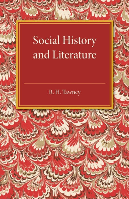 Book cover of: Social History and Literature. By: R. H. Tawney