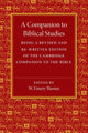 Book cover of: Companion to Biblical Studies. By: W. Emery Barnes
