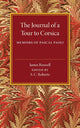 Book cover of: Journal of a Tour to Corsica. By: James Boswell