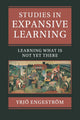 Book cover of: Studies in Expansive Learning. By: Yrjö Engeström