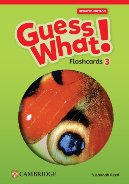 Book cover of: Guess What! Level 3 Flashcards (pack of 75) British English. By: Susannah Reed