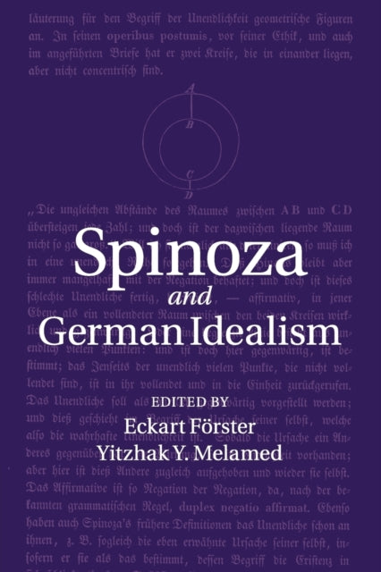 Book cover of: Spinoza and German Idealism. By: Eckart Förster