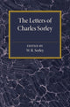 Book cover of: Letters of Charles Sorley. By: W. R. Sorley