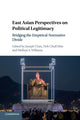 Book cover of: East Asian Perspectives on Political Legitimacy. By: Joseph Chan