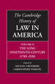 Book cover of: Cambridge History of Law in America